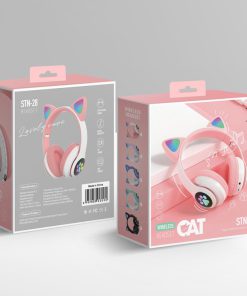 Cute Cat Headphone bluttoth with long battery and best sound system
