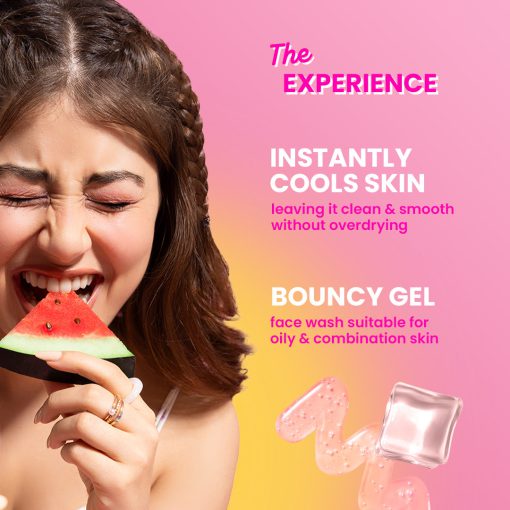 DOT & KEY DOT Watermelon Cooling Gel Face Wash - 100ml - Image 3