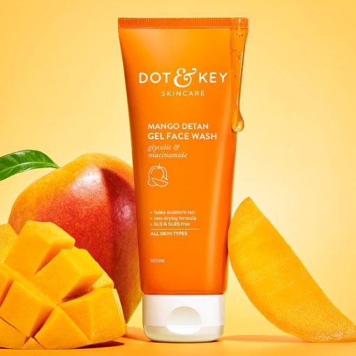DOT & KEY Mango Detan Gel Face Wash - 100ml - Image 2