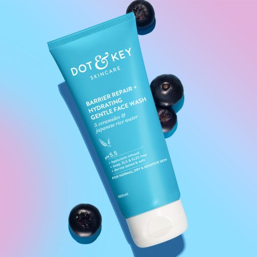 DOT & KEY Barrier Repair Gentle Hydrating Face Wash - 100ml - Image 2