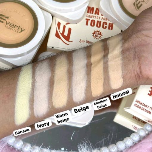 Everly Beauties Matte Touch Compact Powder SPF15+ - Image 2