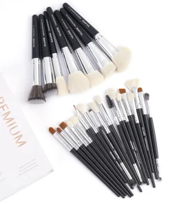MAANGE 25 Pieces Professional Makeup Brush Set - White