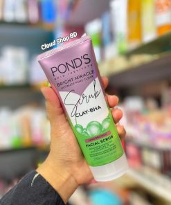 POND'S Bright Miracle Ultimate Pore Clear Clay-BHA Facial Scrub - 100ml