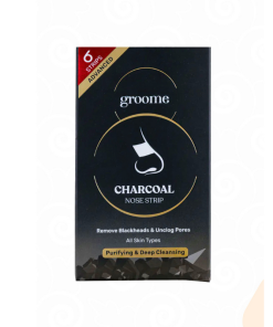 Groome Charcoal Purifying & Deep Cleansing Nose Strip 6 pcs