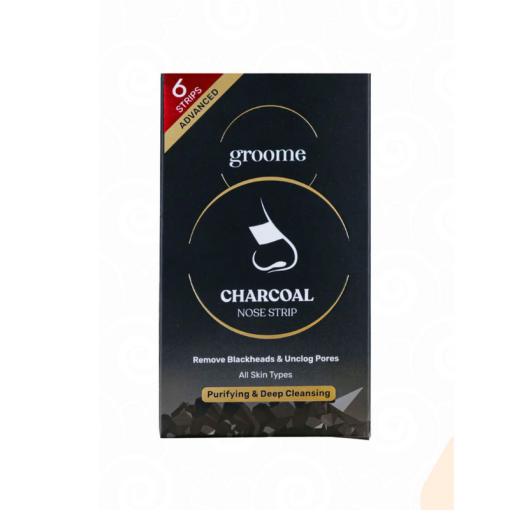 Groome Charcoal Purifying & Deep Cleansing Nose Strip 6 pcs
