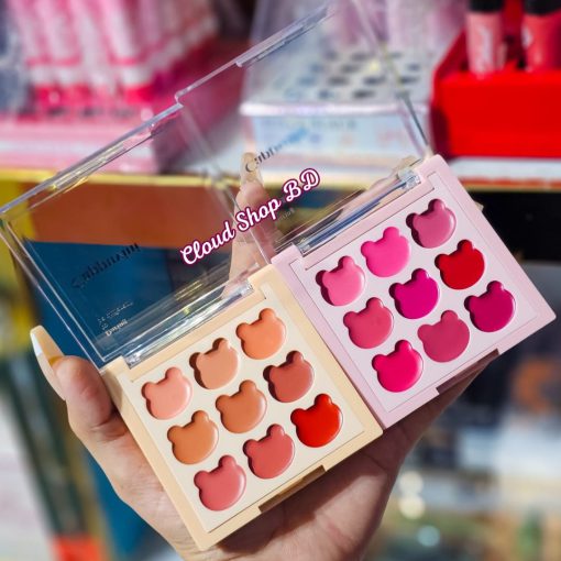 Cappuvini Vibrant Bear 9 colours Lip Clay