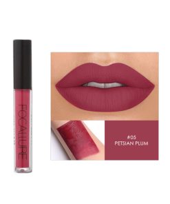 FOCALLURE Waterproof Matte Liquid Lipstick - #05 Persian Plum