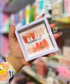 GOSMAN 12pcs Stone False Nail