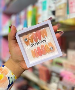 GOSMAN 12pcs Stone False Nail - #08