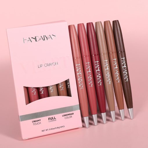 HANDAIYAN 6PCS Lip Crayon Set