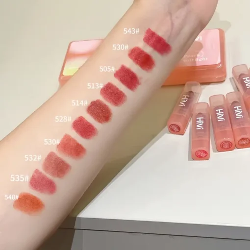 HIVi Peach Soft Light Matte Lipstick - Image 4