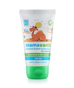 mamaearth Mineral-Based Sunscreen for Babies - 50ml