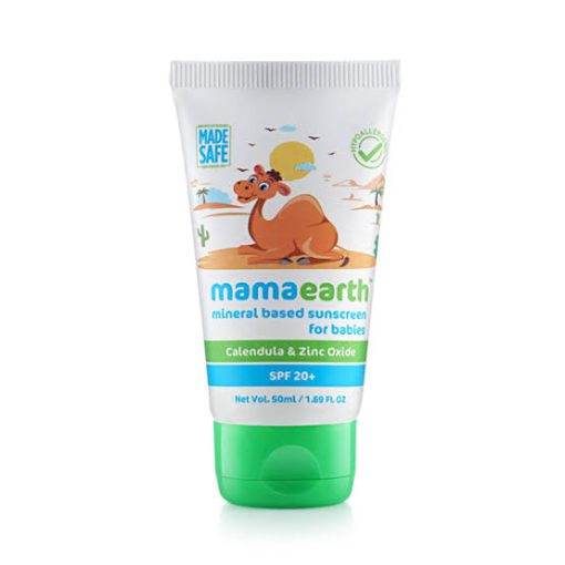 mamaearth Mineral-Based Sunscreen for Babies - 50ml
