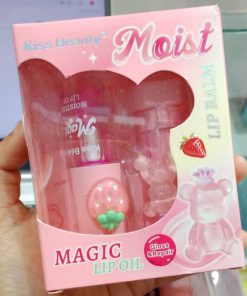 Kiss Beauty Moist Magic Lip Oil & Lip Balm Set