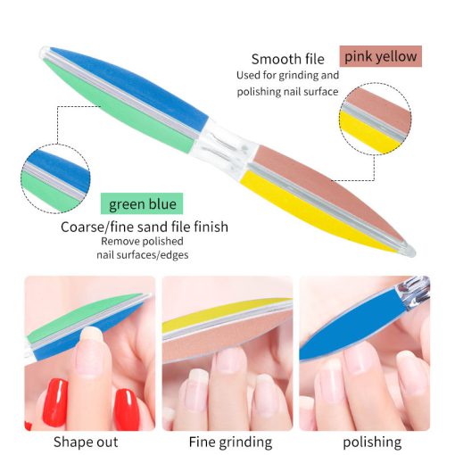 LMLTOP Nail Art Polishing Buffer & Files - Image 3