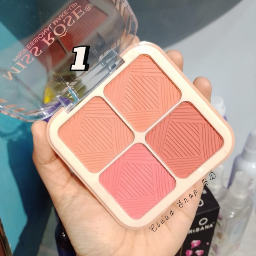 MISS ROSE 4 in 1 Blush Palette - Image 2