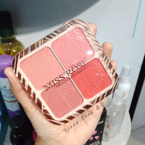 MISS ROSE 4 in 1 Blush Palette