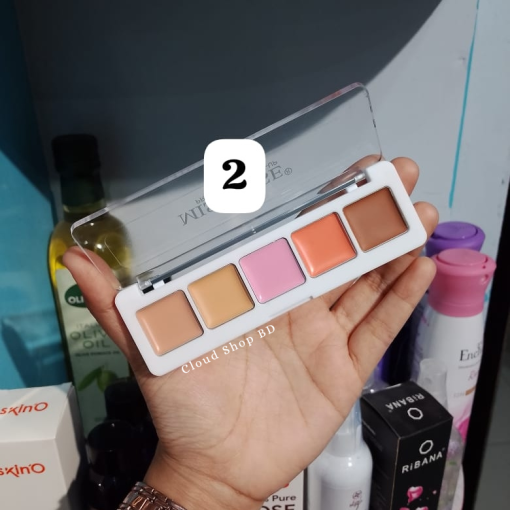 MISS ROSE All Round Conceal Palette - 5 Color - Image 3