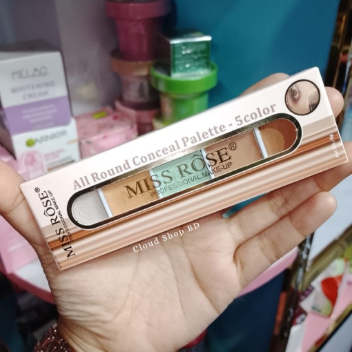 MISS ROSE All Round Conceal Palette - 5 Color