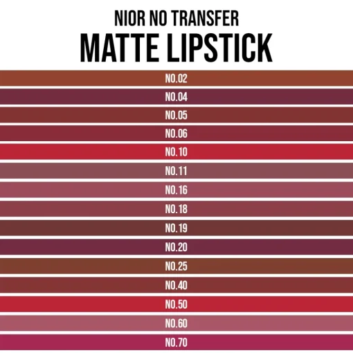 NIOR No Transfer Matte Lipstick - Image 2