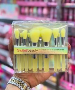 Sweet Beauty Portable Set Of 10 Mini Brushes