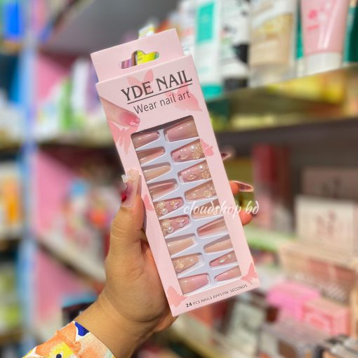 YDE Premium Quality Stone Fake Nails Set - Image 17