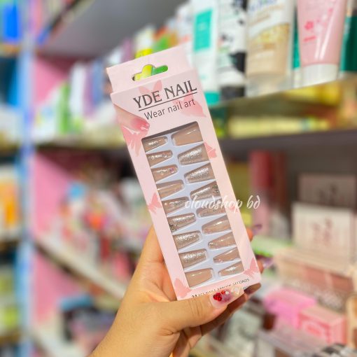 YDE Premium Quality Stone Fake Nails Set - Image 18