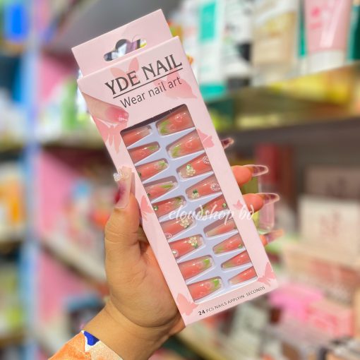 YDE Premium Quality Stone Fake Nails Set - Image 6