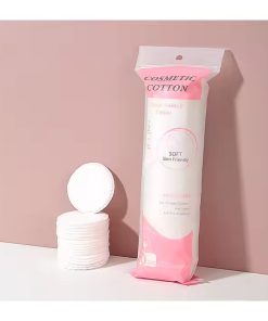 LMLTOP Organic Cotton Pads - 80Pcs (Pink)