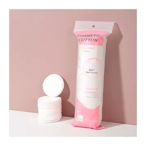 LMLTOP Organic Cotton Pads - 80Pcs (Pink)