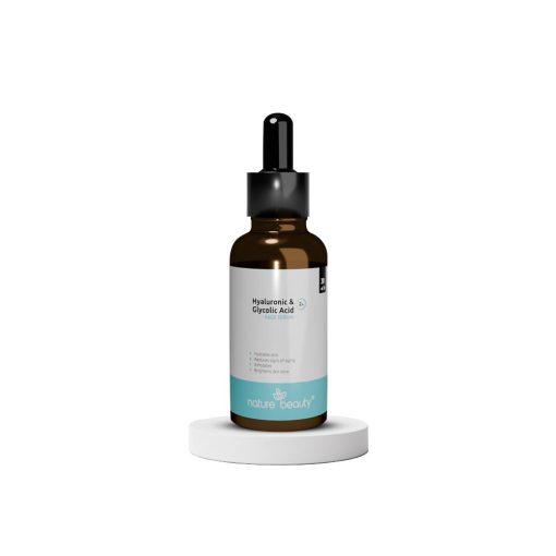 nature beauty Hyaluronic 1% & Glycolic Acid 2% Serum - 30ml