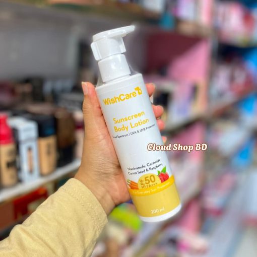 WishCare Sunscreen Body Lotion SPF50 PA+++ (200ml)