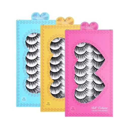 MAGEFY 10 Pair Full Volume False Eyelashes Set