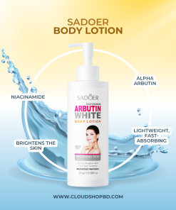 SADOER Niacinamide & Arbutin Whitening Body Lotion 300g