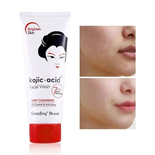GUANJING BEAUTY Kojic Acid Facial Wash -100g - Image 2