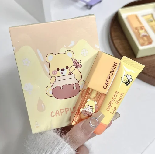CAPPUVINI DAIMENG BEAR LIP CARE SET