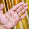 Pretty zircon anket/payel gold plated stainless steel
