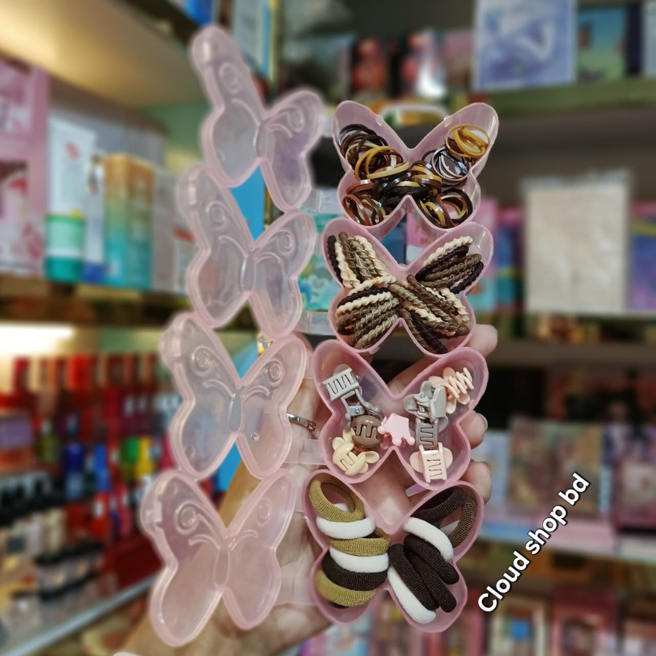 Butterfly Box Baby Hair Clip & Band Set - Image 2