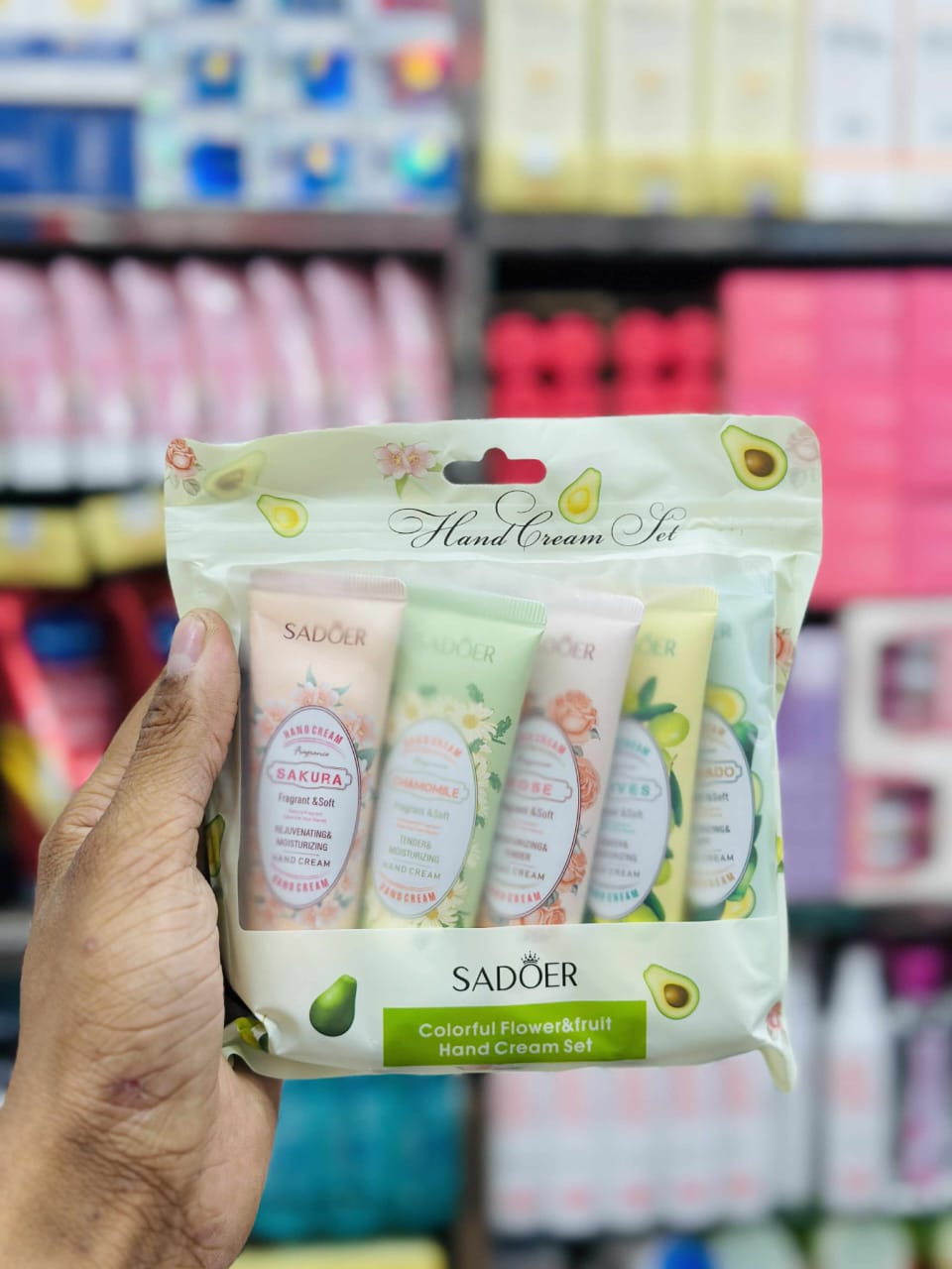 Sadoer Colourful Fruit and Flower Hand Cream Set