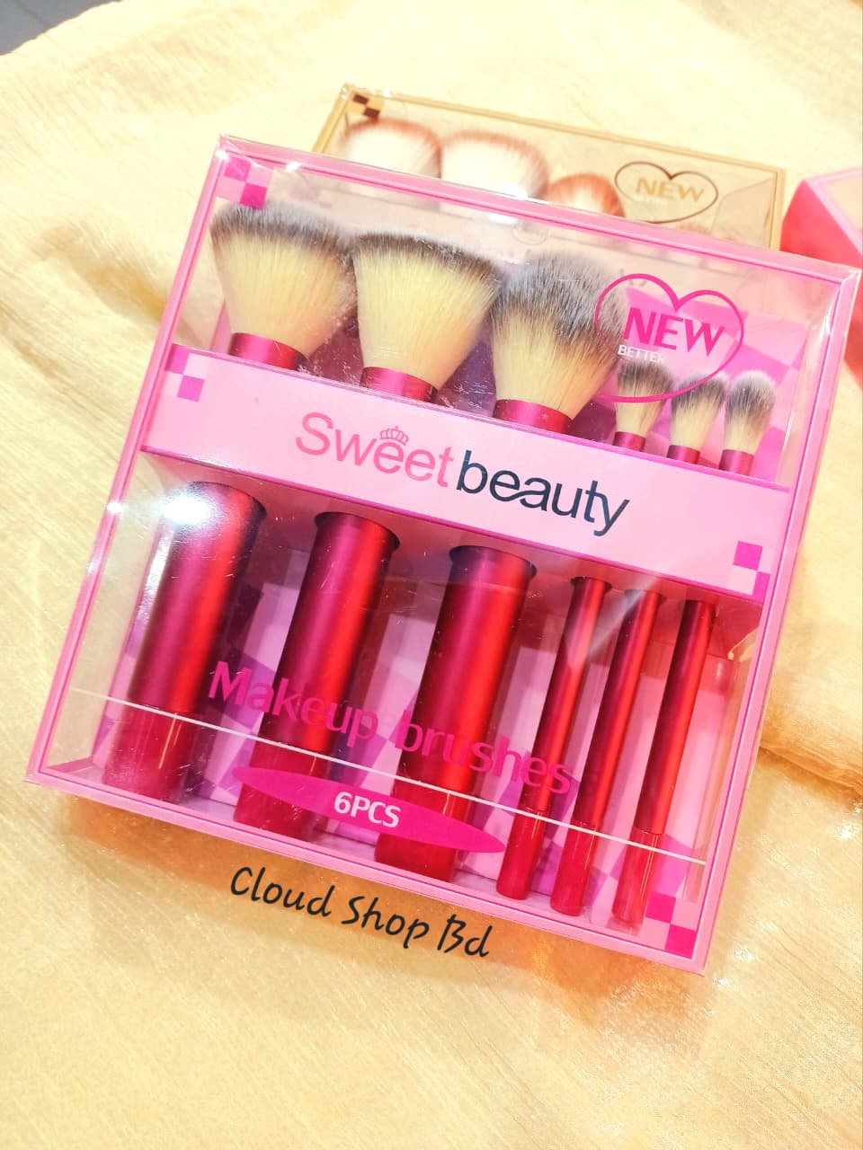 Sweet Beauty 6 Peices Makeup Brushes