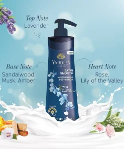 Yardley London Satin Smooth Moisturizing Body Lotion 400ml