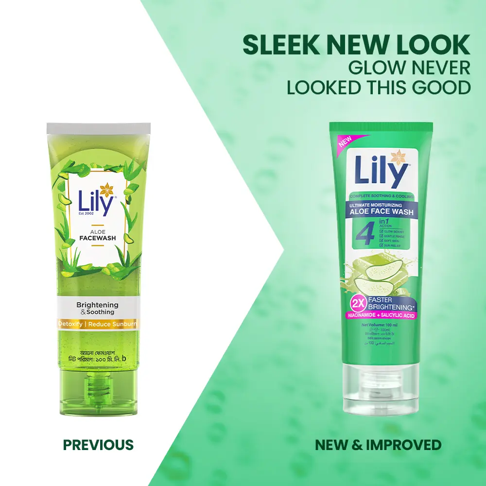 Lily Aloe Facewash 100ml - Image 3