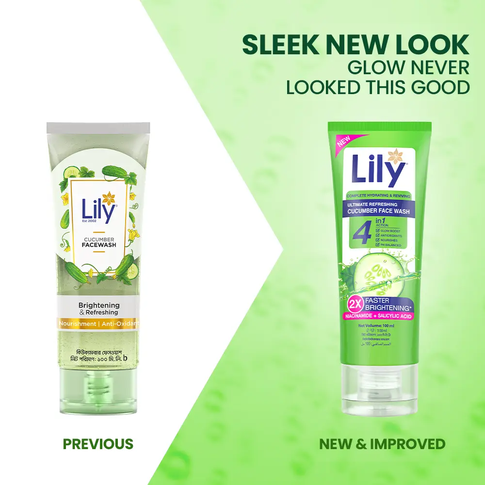 Lily Cucumber Facewash 100ml - Image 3