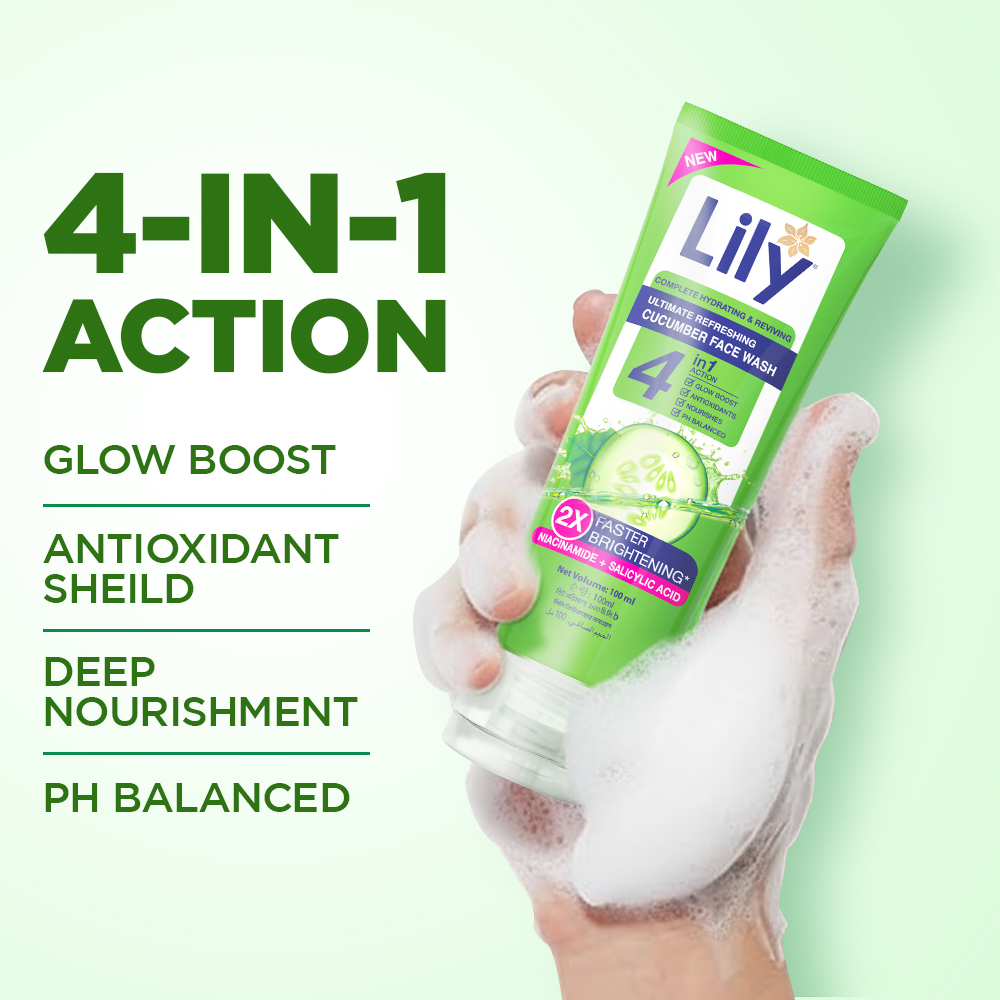 Lily Cucumber Facewash 100ml