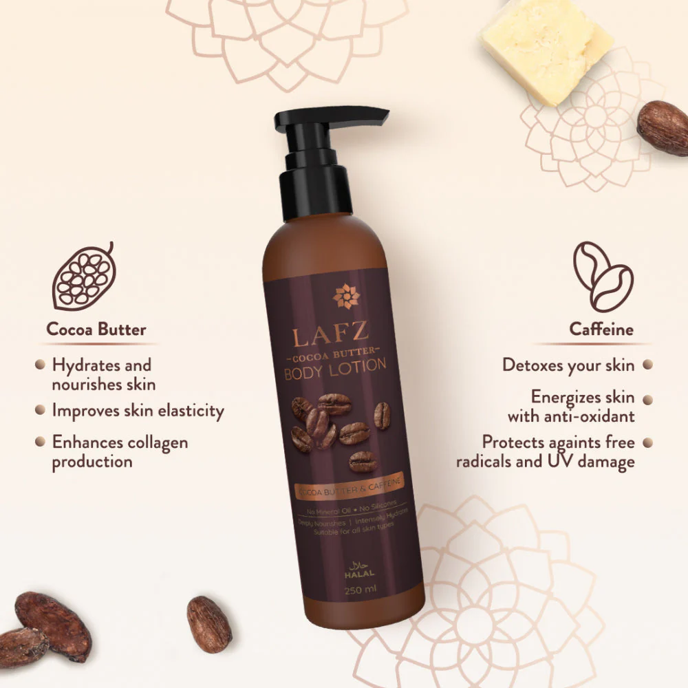 Lafz Cocoa Butter Body Lotion 250ML - Image 3