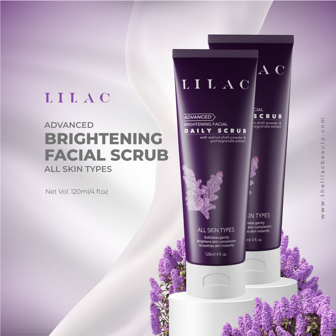 Lilac Advanced Brightening Daily Scrub-120ml
