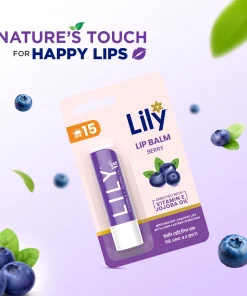 Lily Lip Balm Berry Enriched with Vitamin E & Jojoba Oil