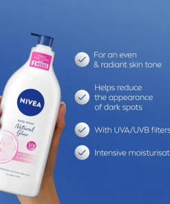 Nivea Body Lotion Natural Glow Even Tone Complex & Vitamin C for Normal to Dry Skin 625ml
