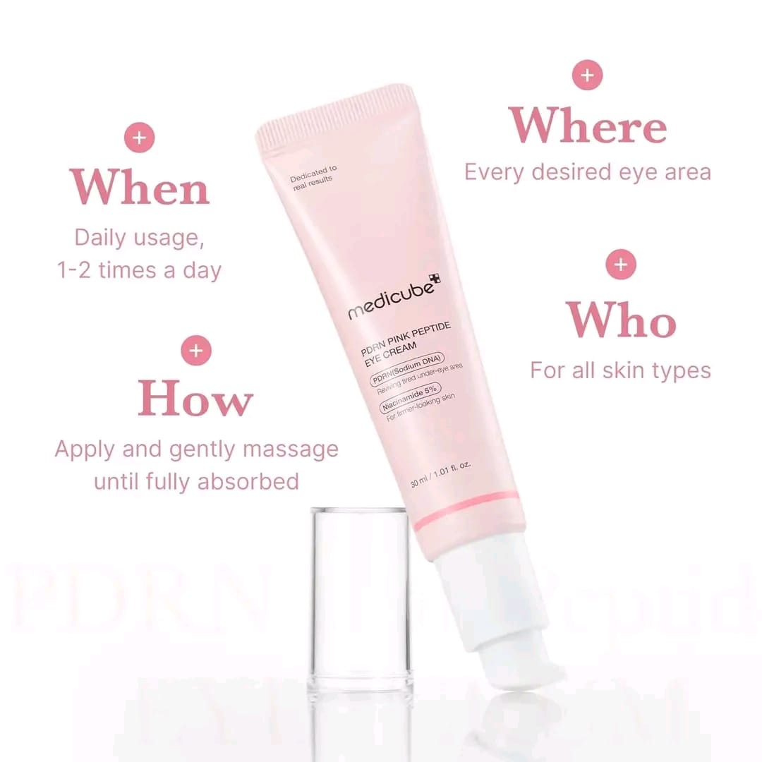 medicube PDRN Pink Peptide Eye Cream 30ml - Image 3