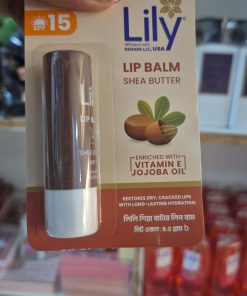 Lily Lip Balm Shea Butter Enriched with Vitamin E & Jojoba Oil